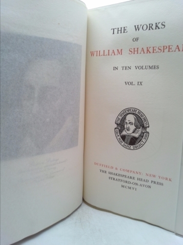 The Works of William Shakespeare in Ten Volumes