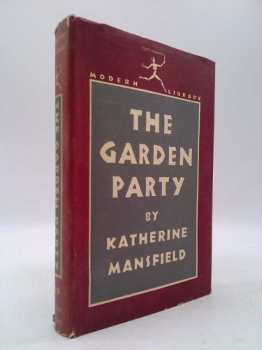 Katherine Mansfield THE GARDEN PARTY Modern Library c.1922 [Hardcover] unknown