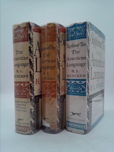 The American Language: An Inquiry Into the Development of English in the United States: 3 Volume Set including Supplement 1 & 2