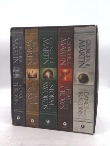 George R. R. Martin's a Game of Thrones 5-Book Boxed Set (Song of Ice and Fire Series): A Game of Thrones, a Clash of Kings, a Storm of Swords, a Feas