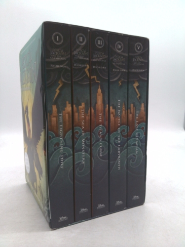 Percy Jackson and the Olympians 5 Book Paperback Boxed Set (W/Poster)