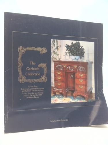 The Garbisch Collection Volume Four.Important American Furniture and Related Decorative Arts. New York: May 1980. Sale H-2