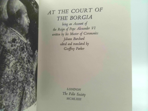 At the Court of the Borgia