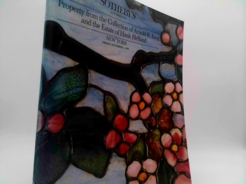 Sotheby's Property from the Collection of Arnold R. King and the Estate of Hank Helfand, London, Friday December 1, 1989