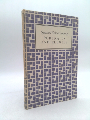 Portraits and elegies (A Godine poetry chapbook ; 4th ser)