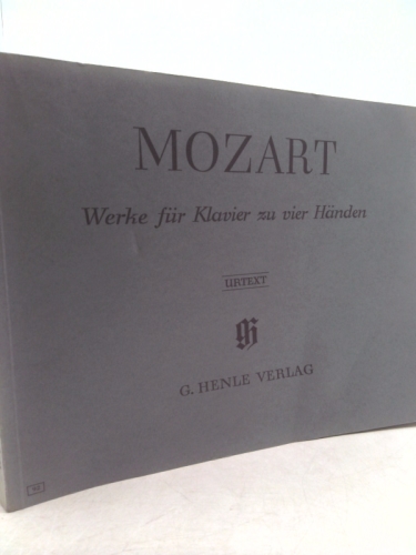 Werke fur Klavier zu vier Handen Nach Eigenschriften alten Abschriften und Erstausgaben