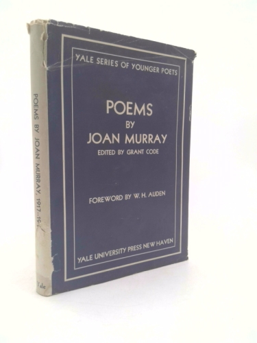 Poems by Joan Murray - Yale Series of Younger Poets