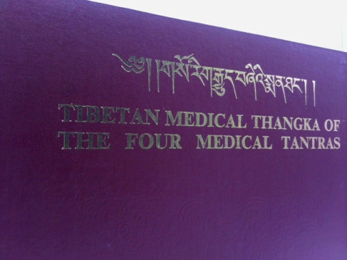 Tibetan Medical Thangka of The Four Medical Tantras