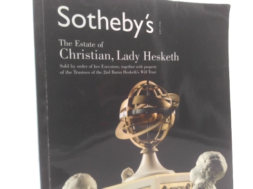 The estate of Christian, Lady Hesketh. March 2007