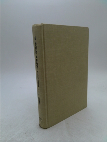 The Psychology of Learning by Edwin Ray Guthrie (1952-06-02)