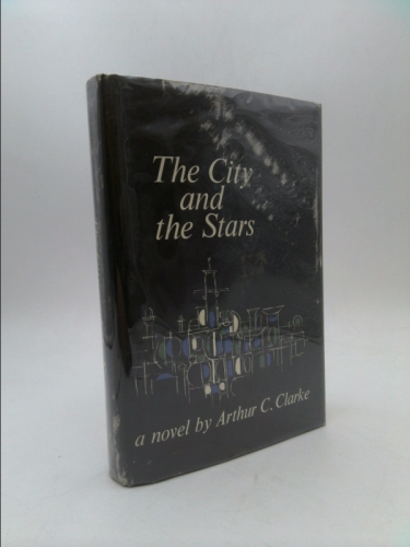 Rare - Arthur C Clarke THE CITY AND THE STARS 1956 Harcourt Brace VG in VG DJ