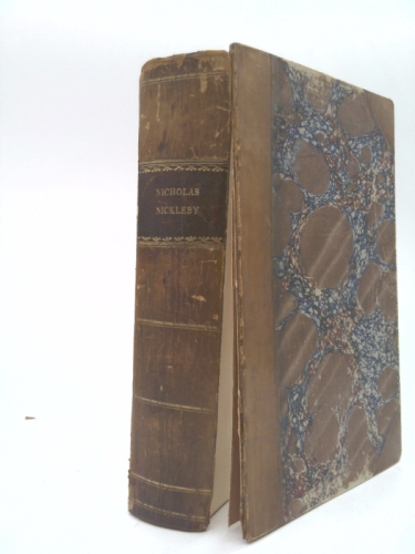 Life and Adventures of Nicholas Nickleby 1ST UK Edition ( Chapman and Hall ) Book Cover