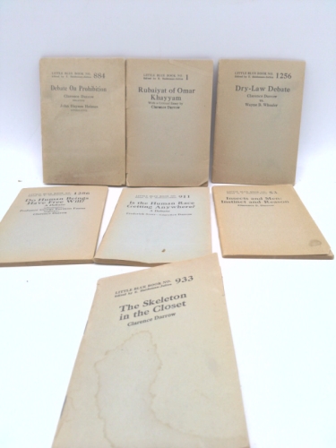 Debate on Prohibition: Clarence Darrow Negative, John Haynes Holmes Affirmative, Little Blue Book No. 884.