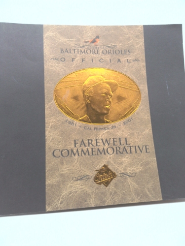 The Baltimore Orioles Official Farewell Commemorative