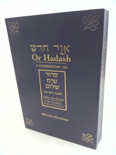 Or Hadash: A Commentary on Siddur Sim Shalom for Shabbat and Festivals
