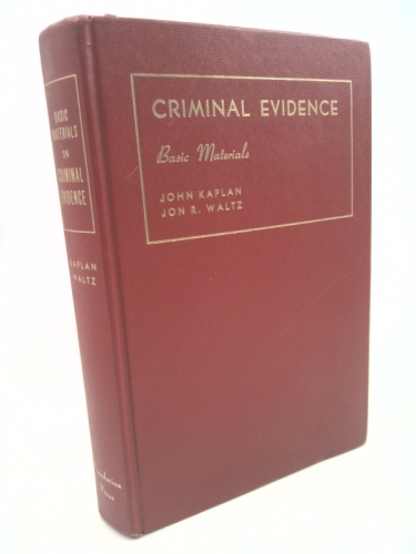 Basic materials on criminal evidence
