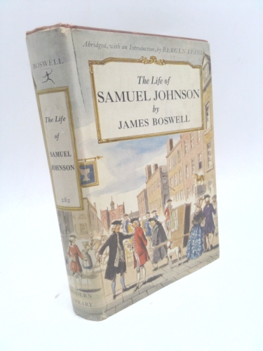 The Life of Samuel Johnson Abridged with an Introduction By Bergen Evans