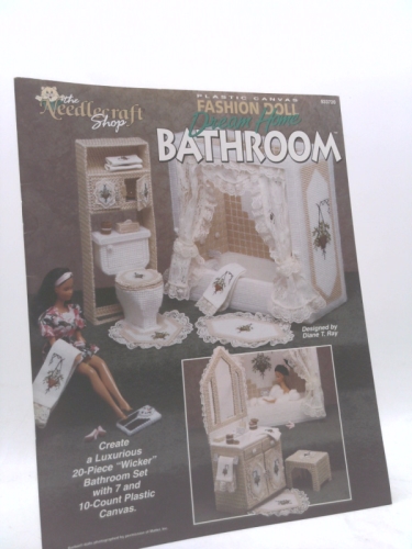Plastic Canvas Fashion Doll Dream Home Bathroom 933720
