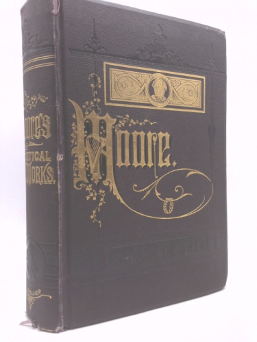 The Poetical Works Of Thomas Moore With The Life Of the Author Original 1880 Hardcover