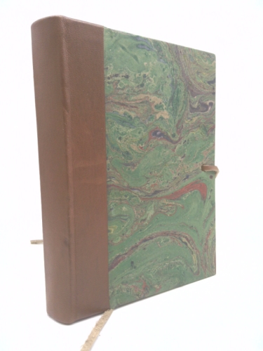 CAVANILLI & CO. Roma Lussa Leather Journal 5X7 Chocolate