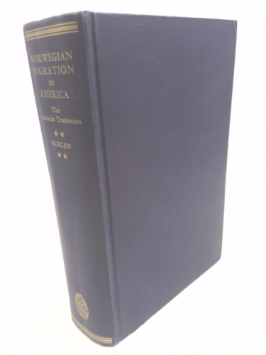 Norwegian Migration to America, 1825-1860