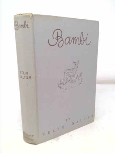 BAMBI By FELIX SALTEN 1931 Illustrated