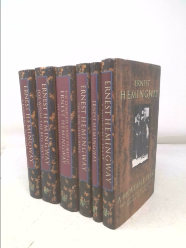 Lot of 6 ERNEST HEMINGWAY Book of the Month Club Set Short Stories Novels 1993