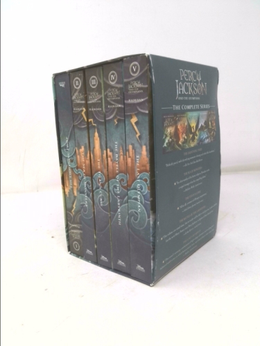 Percy Jackson and the Olympians 5 Book Paperback Boxed Set (W/Poster)