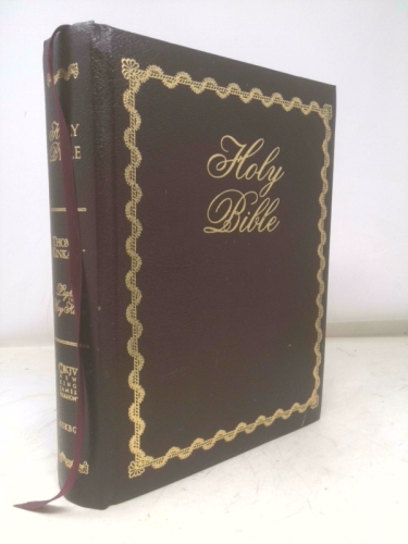 Holy Bible - Original King James - Giant Print - Image Buffalo Leather - Dugan 712