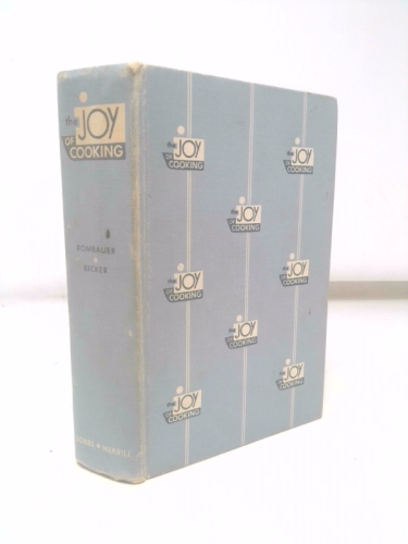 THE JOY OF COOKING Rombauer and Becker, #79578 BLUE STRIPE