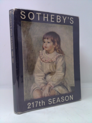 Sotheby's 217th Season,October 1960 - 1961