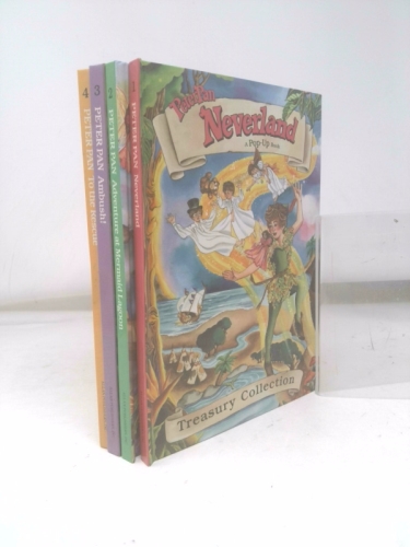 Peter Pan Pop-up Book Set of 4: Treasury Collection (Adventure at Mermaid Lagoon, Ambush, Neverland, To the Rescue)