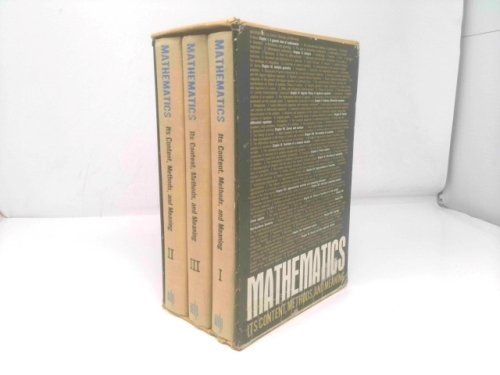 Mathematics: Its Content Methods & Meaning
