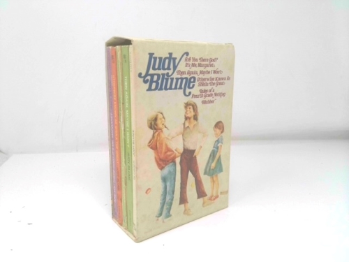 Judy Blume (5 Book Set) Are You There God? It's Me Margaret; Then Again, Maybe I Won't; Otherwise Known As Sheila The Great; Tales of a Fourth Grade Nothing; Blubber