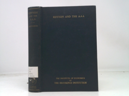 COTTON AND THE AAA