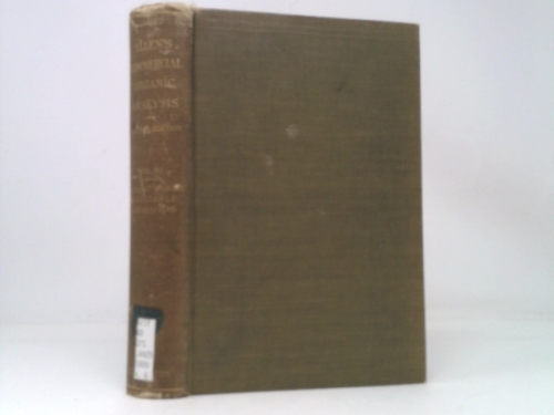 Commercial Organic Analysis, Volume 6