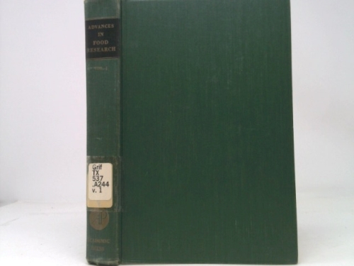 Advances in Food Research - Volume I
