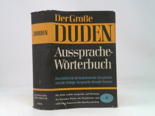 Der Grobe Duden Ausspracheworterbuch
