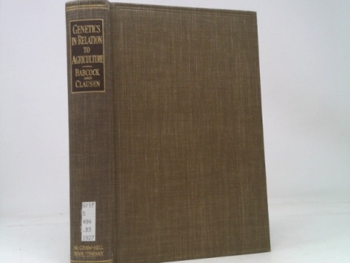 Genetics in Relation to Agriculture