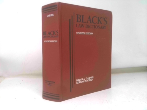 Black's Law Dictionary 7th Edition