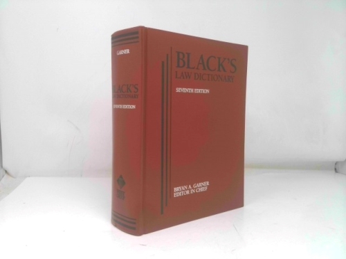 Black's Law Dictionary 7th Edition