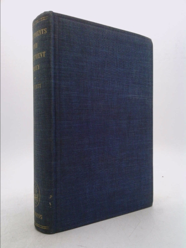 Investments and Investment Policy