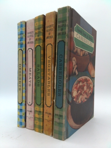 Favorite Recipes of America 5-book Box Set Includes Desserts, Meats, Salads, Casseroles, Vegetables (Volumes 1 - 5)