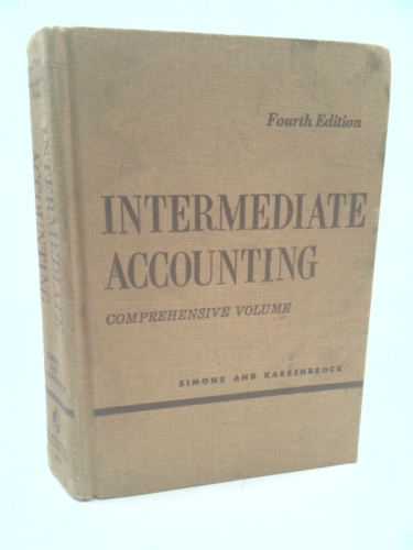 Intermediate accounting; comprehensive volume