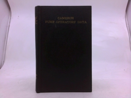 Cameron Pump Operators' Data