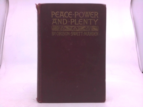 PEACE~POWER AND~PLENTY Book Cover