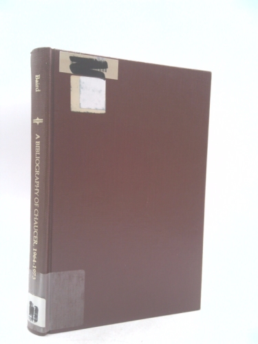 A bibliography of Chaucer, 1964-1973 (Reference guides in literature)