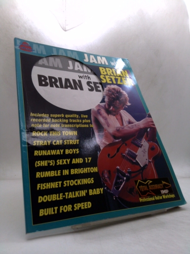 Jam with Brian Setzer: Guitar/Vocal, Book & CD Book Cover
