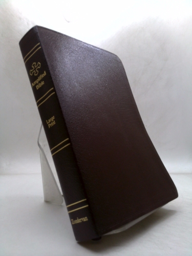Amplified Large Print Bible-AM Book Cover