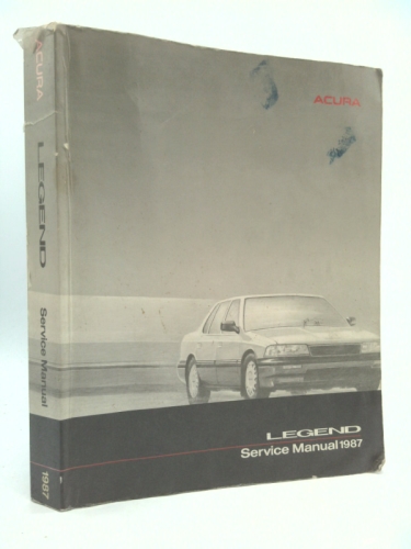 Acura Legend Service Manual 1987